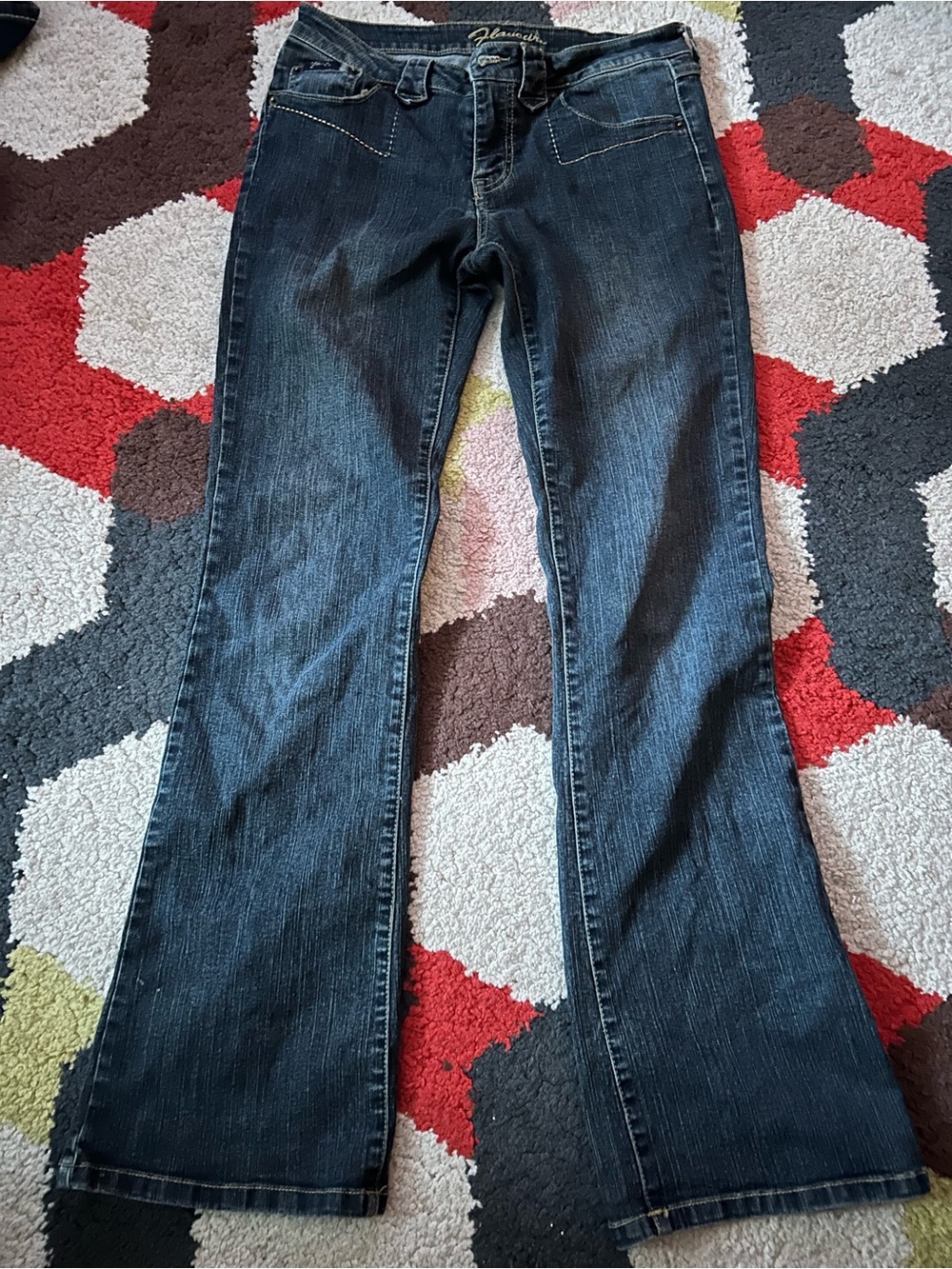 Vintage Flavour Flare Dark Blue Women's Jeans